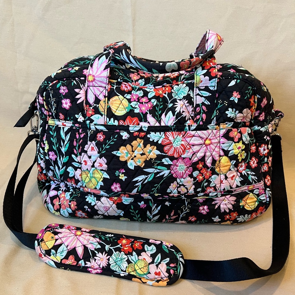 Vera Bradley compact travel bag , tangarine